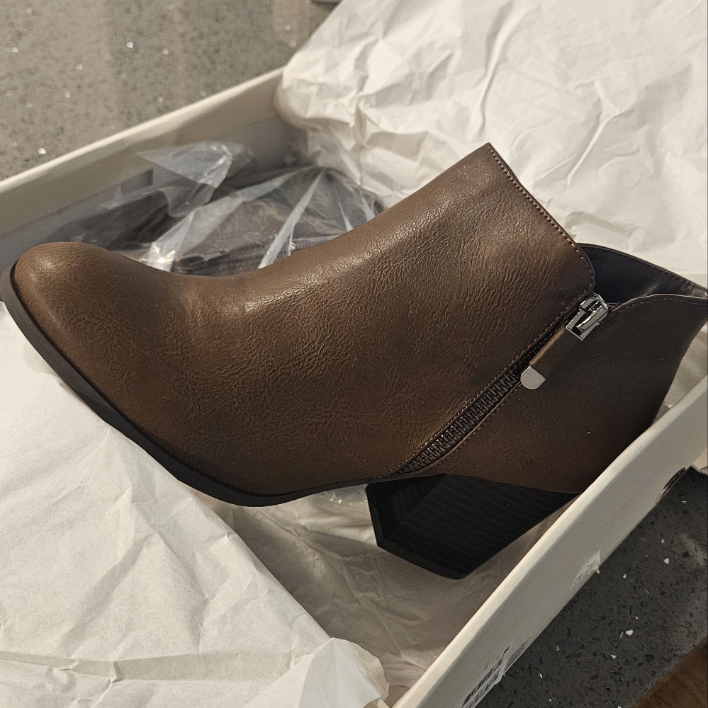 Style&Co Chocolate Heeled Boots